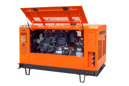 Передвижной дизельный компрессор ЗИФ ПВ-4/1,5 на шасси